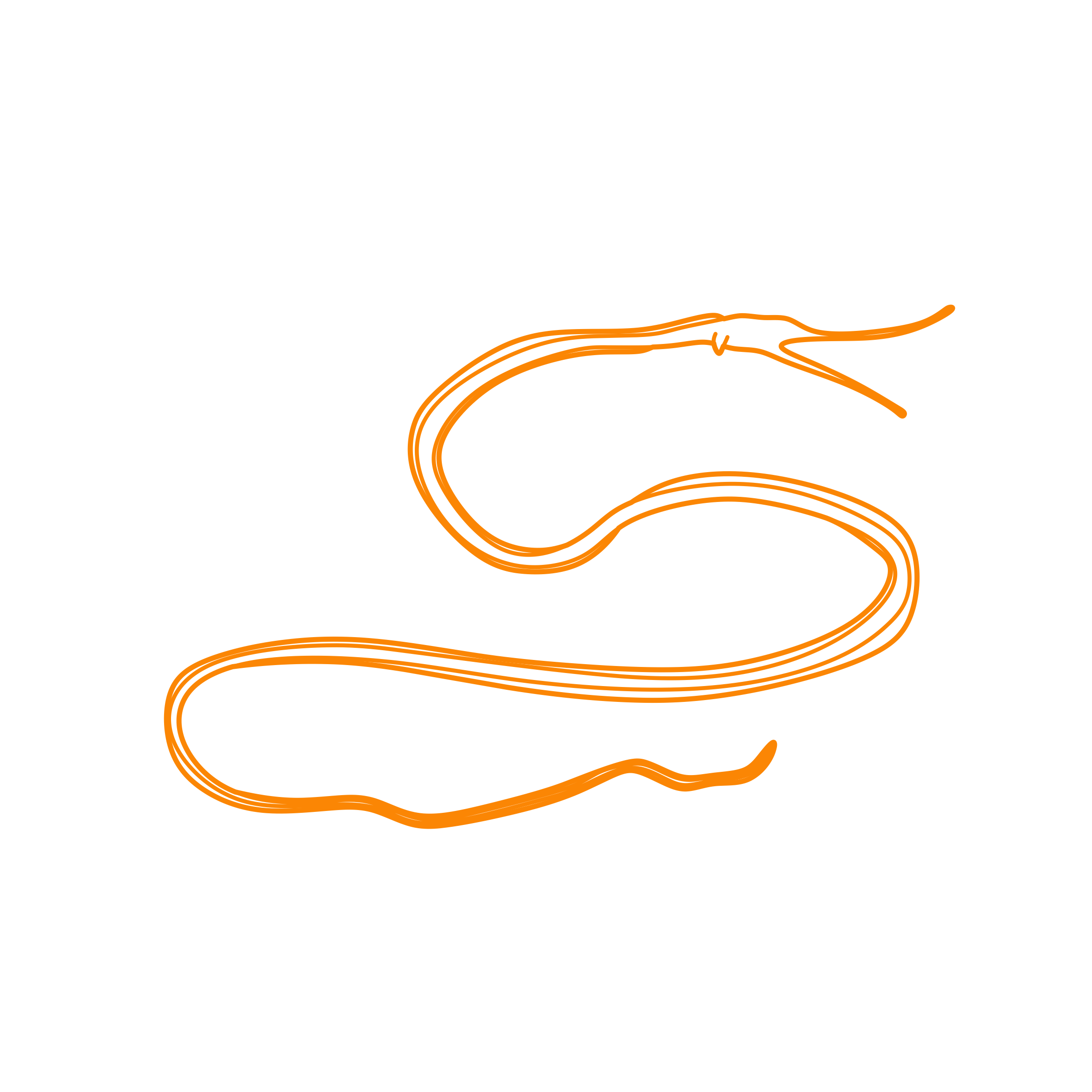 Animals Eels Slender Snipe Eel Line Art Svg Vector Free Vectors
